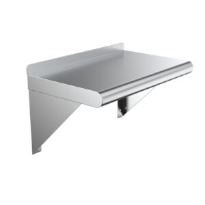 10" X 24" Stainless Steel Wall Mount Shelf