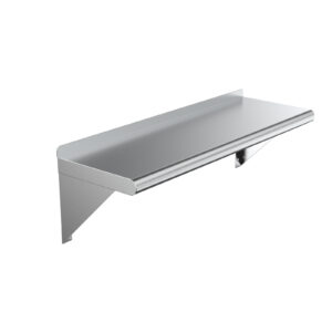 10" X 48" Stainless Steel Wall Mount Shelf