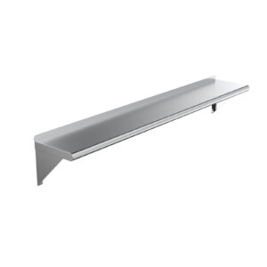 10" X 60" Stainless Steel Wall Mount Shelf