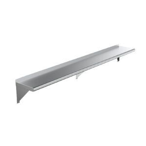 12" X 72" Stainless Steel Wall Mount Shelf