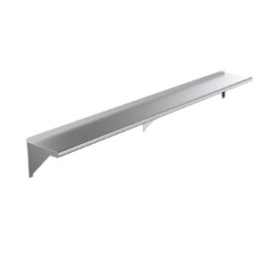 12" X 96" Stainless Steel Wall Mount Shelf