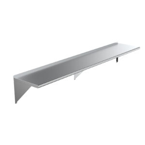 18" X 96" Stainless Steel Wall Mount Shelf