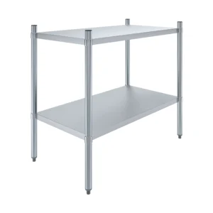 2 Tier Galvanized Steel Dry Storage Unit. 24 in. x 43 in. x 38 in.