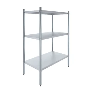 3 Tier Galvanized Steel Dry Storage Unit. 24 in. x 43 in. x 60 in.