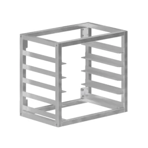 5 Tier Wall Mounted Half Size Sheet Bun Pan Rack - 21 in. x 13 in. x 18 in.