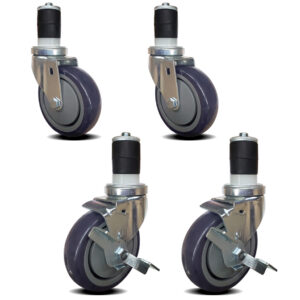 4" Casters for Stainless Steel Work Table (set of 4)