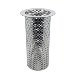 4" Diameter X 8" Tall - Commercial Cylinder Floor Drain Strainer