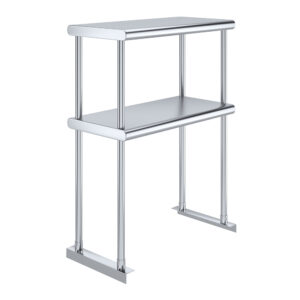 12" X 24" Stainless Steel Double-Tier Shelf