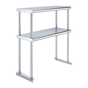 12" X 30" Stainless Steel Double-Tier Shelf
