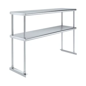 14" X 48" Stainless Steel Double-Tier Shelf