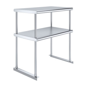 18" X 30" Stainless Steel Double-Tier Shelf