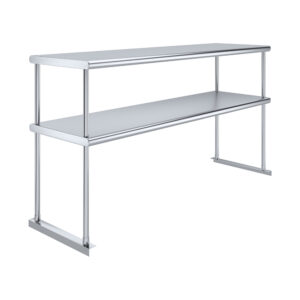 18" X 60" Stainless Steel Double-Tier Shelf