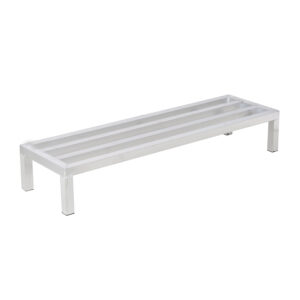 14" Wide X 48" Length X 8" Height Aluminum Dunnage Rack