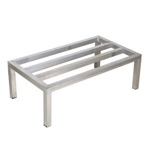 20" Wide X 36" Length X 12" Height Aluminum Dunnage Rack