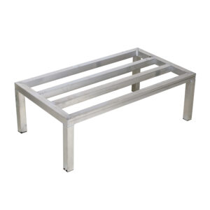 24" Wide X 36" Length X 8" Height Aluminum Dunnage Rack