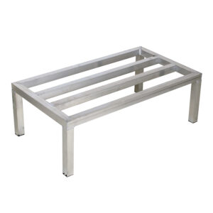 24" Wide X 48" Length X 12" Height Aluminum Dunnage Rack