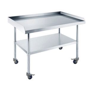 30" X 60" Stainless Steel Equipment Stands with Wheels