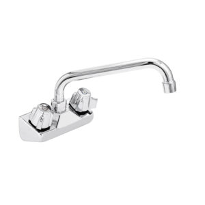 Wall Mount Faucet 10" Swivel Spout and 4" Centers