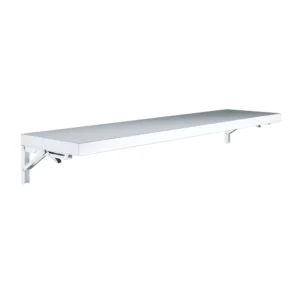 12" X 48" Stainless Steel Folding Wall Shelf
