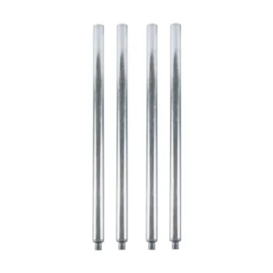 35 1/4" Galvanized Steel Legs for Work Tables