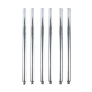 35 1/4" Galvanized Steel Legs for Work Tables