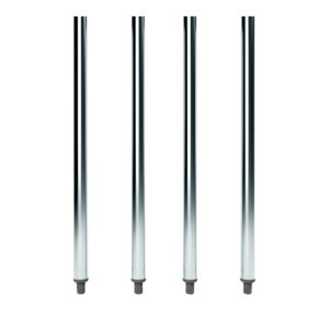 27" Galvanized Steel Legs for Work Tables - 4/Pack