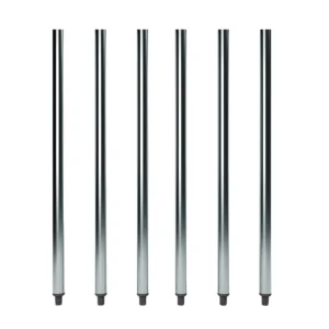 33" Galvanized Steel Legs for Work Tables - 6/Pack