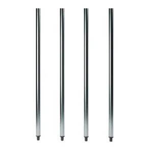 39" Galvanized Steel Legs for Work Tables - 4/Pack