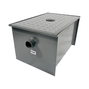 20 LB Carbon Steel Grease Trap Interceptor for Restaurant Under Sink Kitchen
