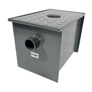 8 LB Carbon Steel Grease Trap Interceptor for Restaurant Under Sink Kitchen