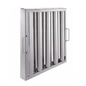16" Width X 16" Height X 2" Thickness Stainless Steel Hood Filter (Pack of 6)