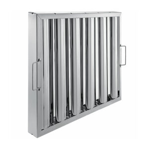 20" Width X 16" Height X 2" Thickness Stainless Steel Hood Filter (Pack of 6)