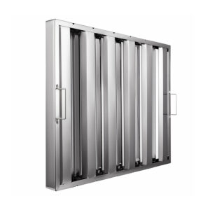 25" Width X 20" Height X 2" Thickness Stainless Steel Hood Filter (Pack of 6)