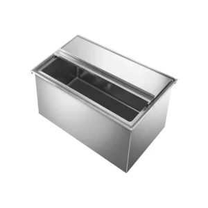 18 in. x 24 in. Stainless Steel Drop-in Ice Bin