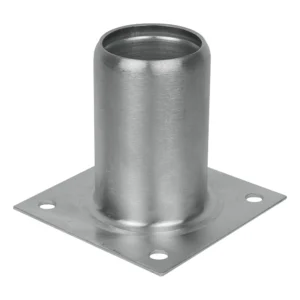 3-1/8 Inch Total High Stainless Steel Leg Socket 1/Pack