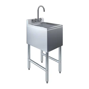 10" X 14" X 10" One Compartment Under Bar Sink With Faucet