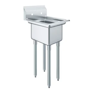 22 in. x 18 in. Stainless Steel One Compartment Sink
