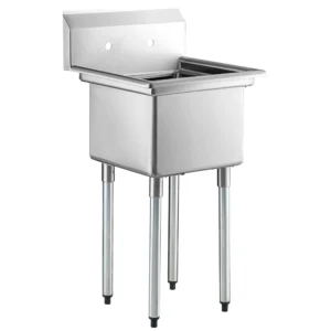14" X 16" One Compartment Stainless Steel Prep & Utility Sink