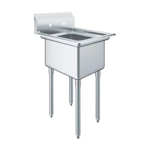 22 in. x 26 in. Stainless Steel One Compartment Sink