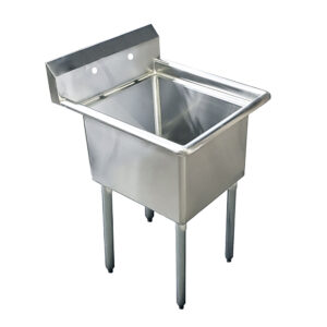24″ X 24″ One Compartment Stainless Steel Prep & Utility Sink