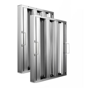 16" Width X 20" Height X 2" Thickness Stainless Steel Hood Filter (Pack of 2)