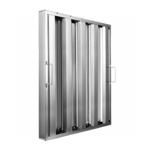 16" Width X 25" Height X 2" Thickness Stainless Steel Hood Filter (Pack of 2)