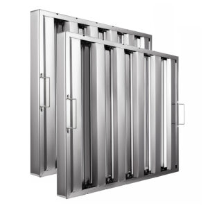 25" Width X 20" Height X 2" Thickness Stainless Steel Hood Filter (Pack of 2)