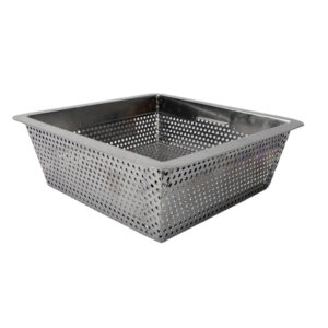 8 1/2" X 8 1/2" X 3" Commercial Floor Drain Strainer - Stainless Steel