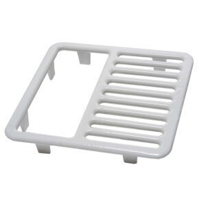 Floor Sink Top Grate 1/2 Size 9-3/8" X 9-3/8" Cast Iron with Ceramic Surface