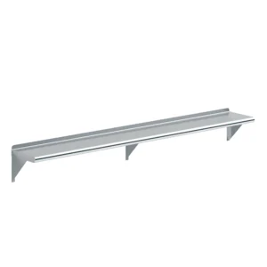 10" X 72" Stainless Steel Wall Mount Shelf