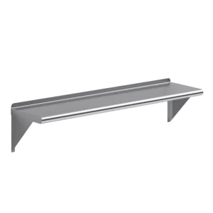 12" X 48" Stainless Steel Wall Mount Shelf