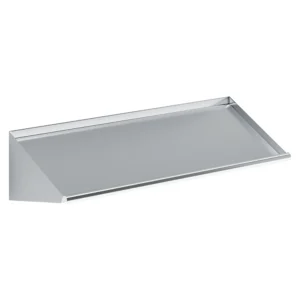 63 in. Stainless Steel Wall Mounted Slanted Rack Shelf