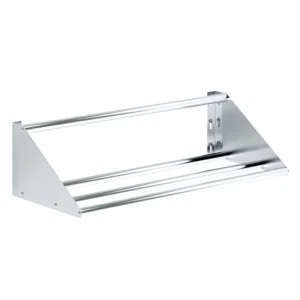 42 in. Stainless Steel Tubular Glass Rack Shelf
