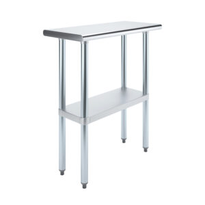14" X 30" Stainless Steel Work Table With Undershelf